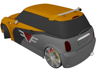 Mini Cooper [Tuned] 3D Model