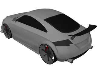 Audi TT Quattro [Tuned] 3D Model