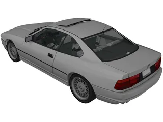 BMW 850i (E31) (1989-1994) 3D Model