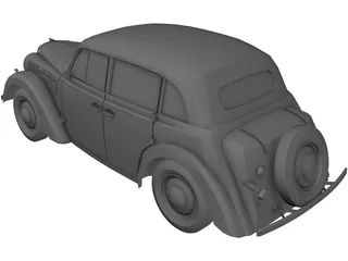 AZLK/Moskvitsch 400 3D Model