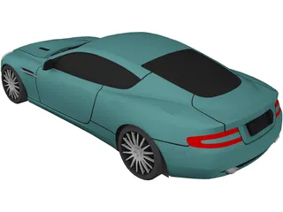 Aston Martin DB9 3D Model