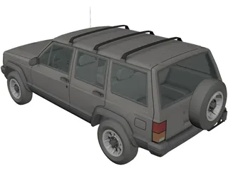 Jeep Cherokee XJ 3D Model