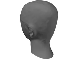 Head Johnie 3D Model