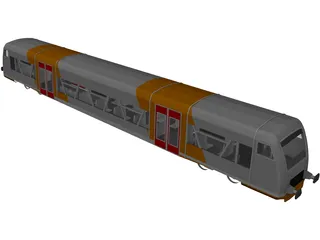 Train Germany 3D Model