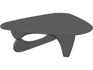 Glass Coffee Table 3D Model