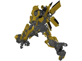 Transformers Movie Bumblbee - 77 Camaro 3D Model