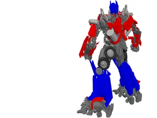 Transformers Movie Optimus Prime 3D Model