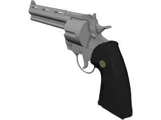 Colt Python 3D Model