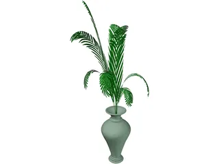 Plant In Vase 3D Model