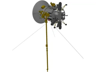 Cassini Probe 3D Model