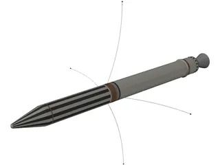 Explorer 1 Probe 3D Model