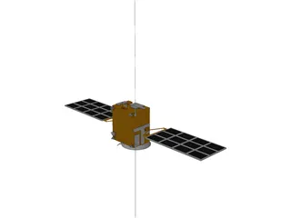 Mars Express Probe 3D Model