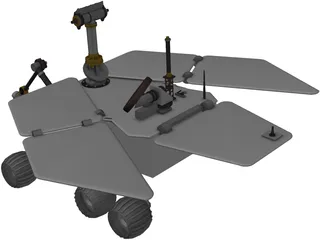 Mars Express Rover 3D Model