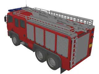 MAN TGL Fire Engine 3D Model