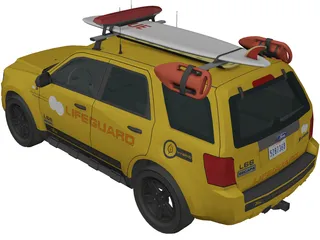 Ford Lifeguard Explorer 3D Model