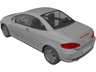 Peugeot 307 CC 3D Model