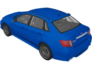 Subaru Impreza WRX STi 3D Model