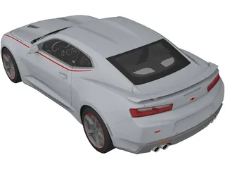 Chevrolet Camaro SS (2016) 3D Model