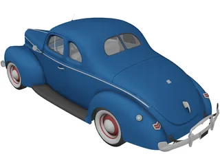 Ford Deluxe (1940) 3D Model