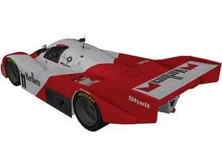 Porsche 956 (1983) 3D Model