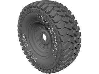 Maxxis Offroad Tire 3D Model