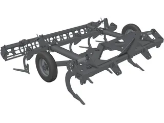 Cultivator Subsoiler 3D Model