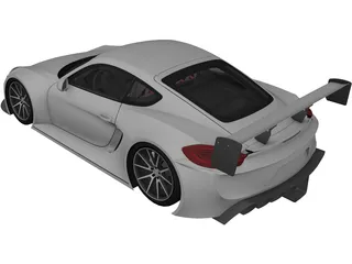 Porsche Cayman Concept SuperSport 3D Model