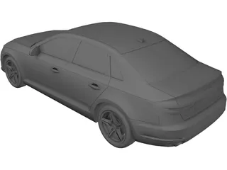Audi A4 (2017) 3D Model