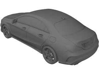 Mercedes-Benz CLA (2015) 3D Model