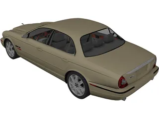 Jaguar XJR (2004) 3D Model