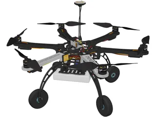 Condor Drone 3D Model