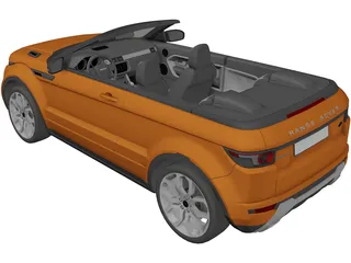 Land Rover Evoque Cabriolet 3D Model