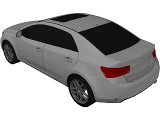 Kia Cerato (2010) 3D Model