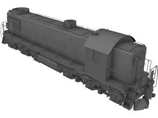 Diesel Locomotive TEM2 3D Model