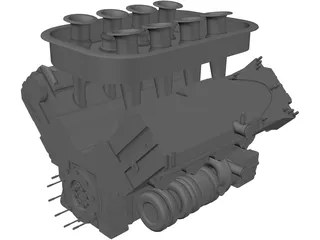 Mugen Eengine LMP1 Series 3D Model