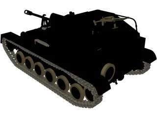 Su-76M 3D Model