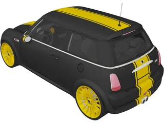 Mini Cooper S Modified (2005) 3D Model