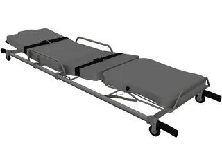 Pensi 2000 SE Ambulance Strecher 3D Model