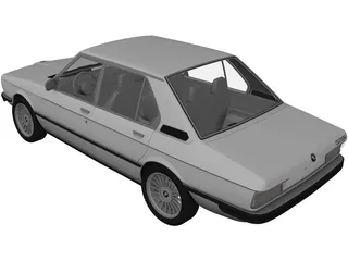 BMW 528i E12 3D Model