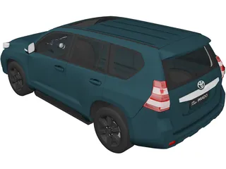 Toyota Land Cruiser Prado (2016) 3D Model