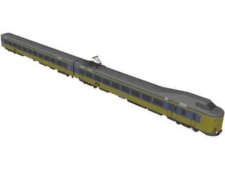 Dutch Train 3D Model