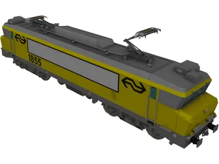 Dutch Train 3D Model