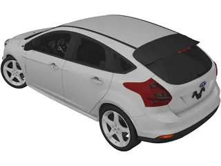 Ford Focus (2014) 3D Model