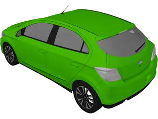 Chevrolet Onix (2015) 3D Model