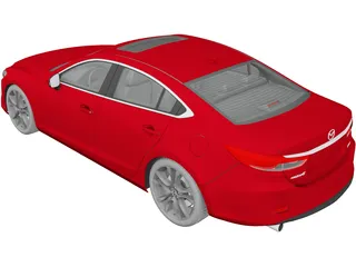 Mazda 6 Sedan (2016) 3D Model