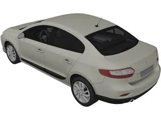 Renault Fluence (2013) 3D Model