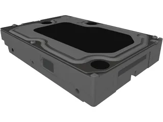 WD Caviar Black HDD 3D Model