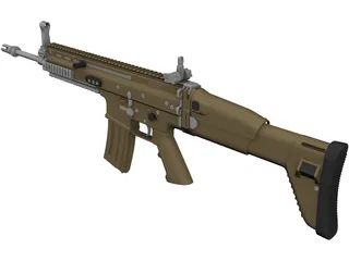 FN SCAR L 3D Model