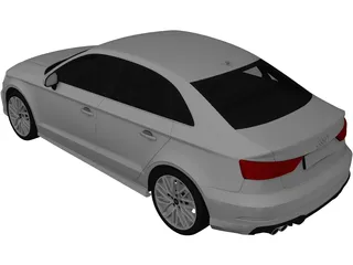 Audi A3 Sedan (2017) 3D Model