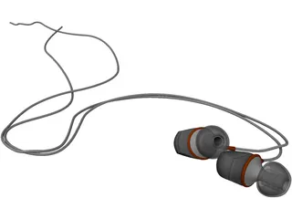 Earphones 3D Model